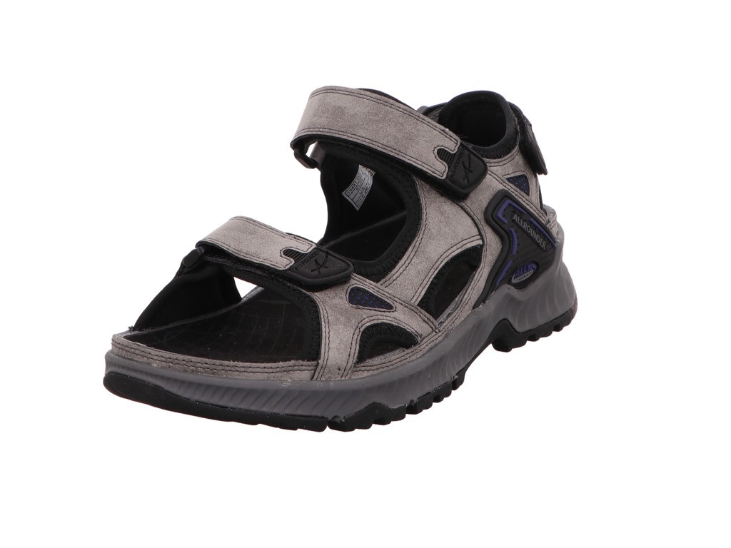 MEPHISTO Sportliche Sandalen grau Honduras Nubuk 52 dark grey