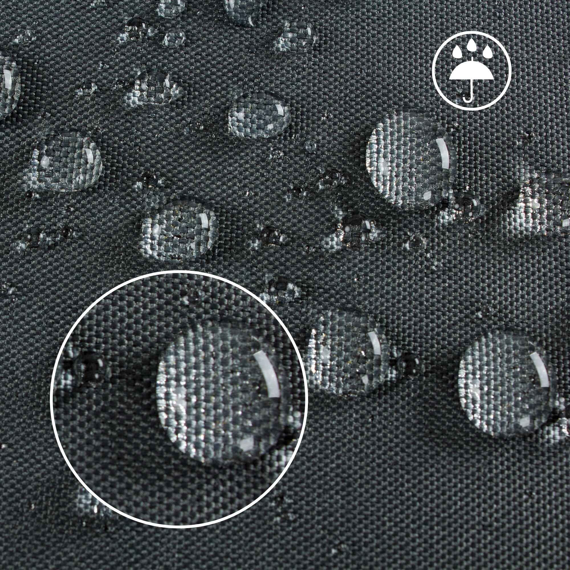 Hentex Gartenmöbel-Schutzhülle Abdeckhaube Schutzhülle, wasserdichtes, Atmungsaktives, Grau