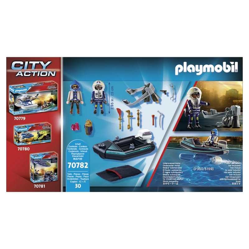 70782 Policier réacteur dorsal Playmobil City Action