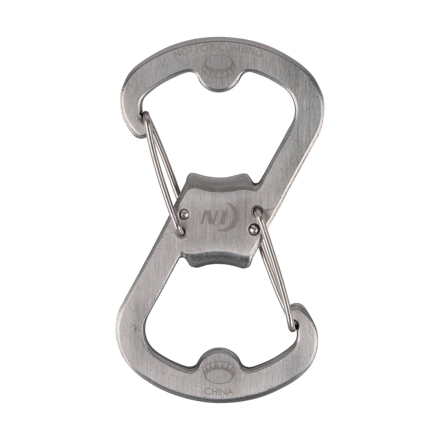 Stainless Bottle Opener S-Biner Karabiner