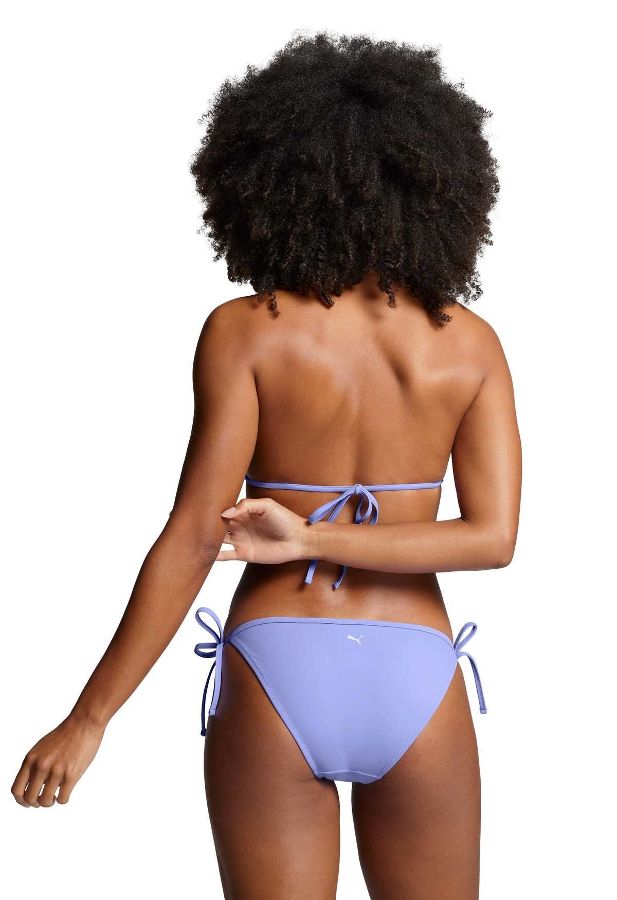 PUMA Elektro Purple Damen Triangle Bikini-Oberteil