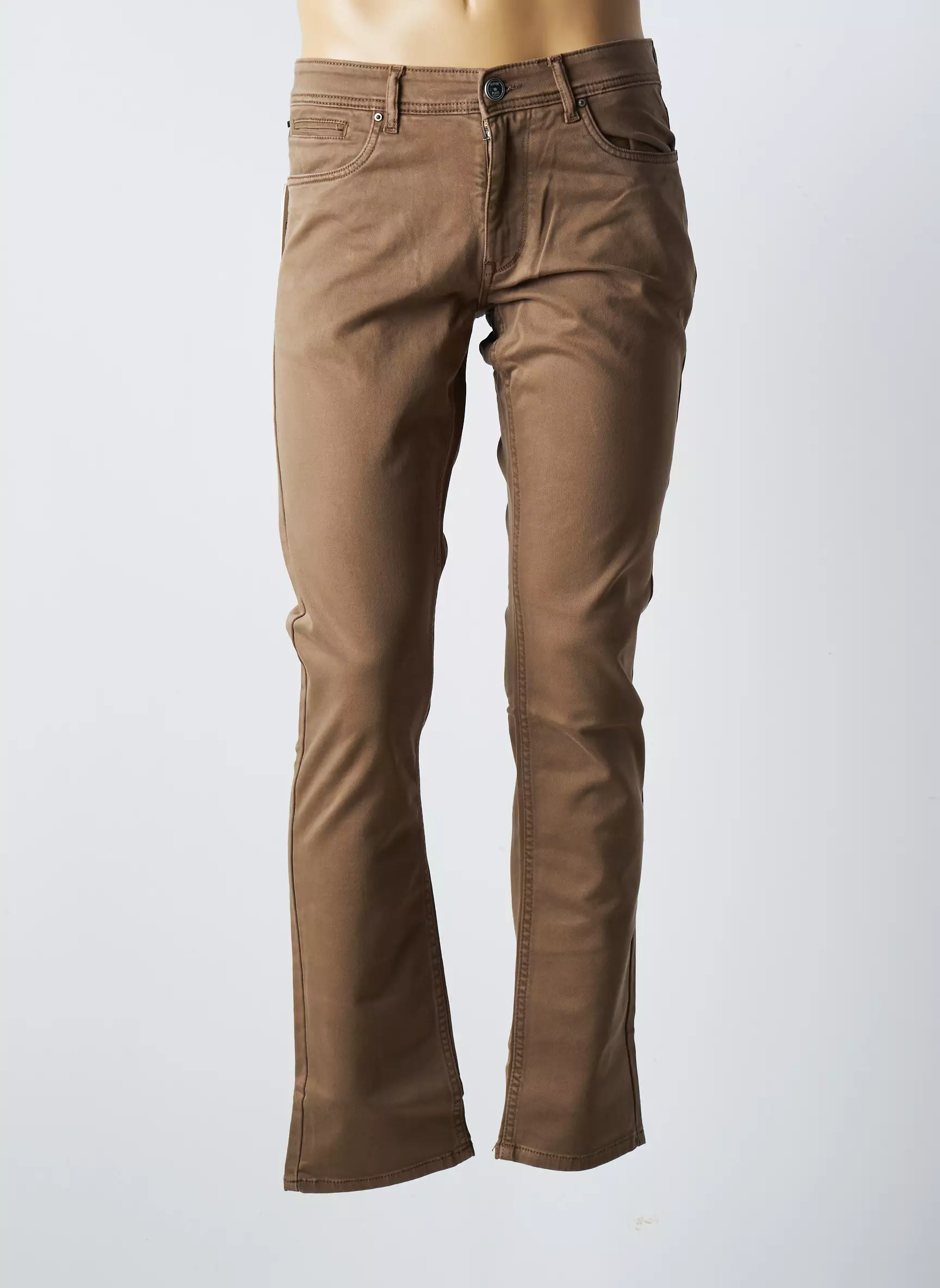 Virtue Pantalons Droits Homme couleur marron