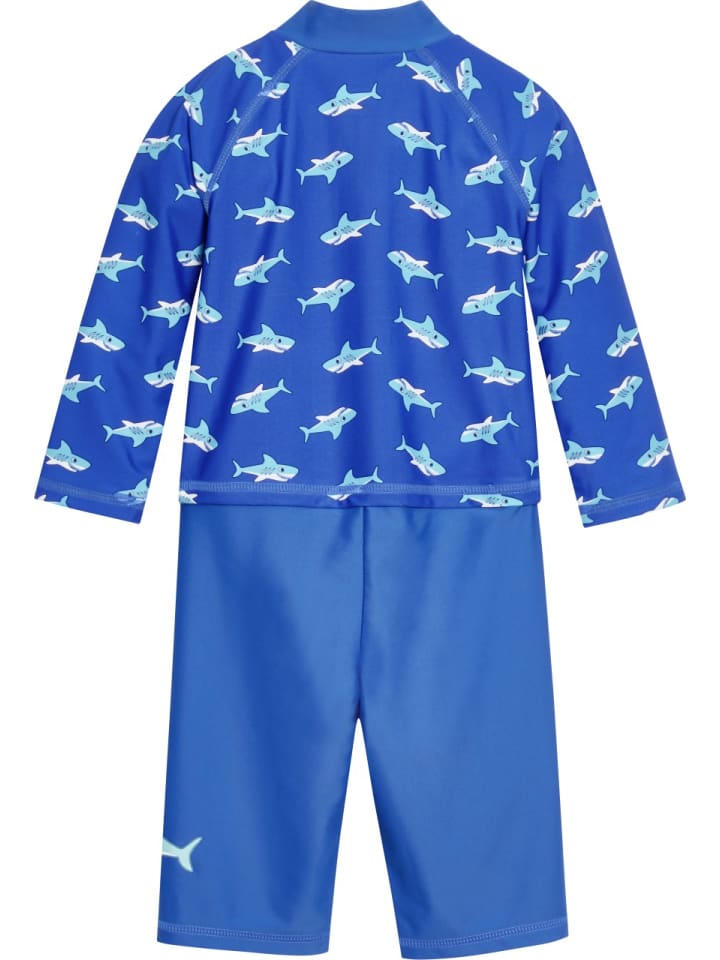 Playshoes UV-Schutz Einteiler Hai 1/1 Arm in Blau günstig kaufen