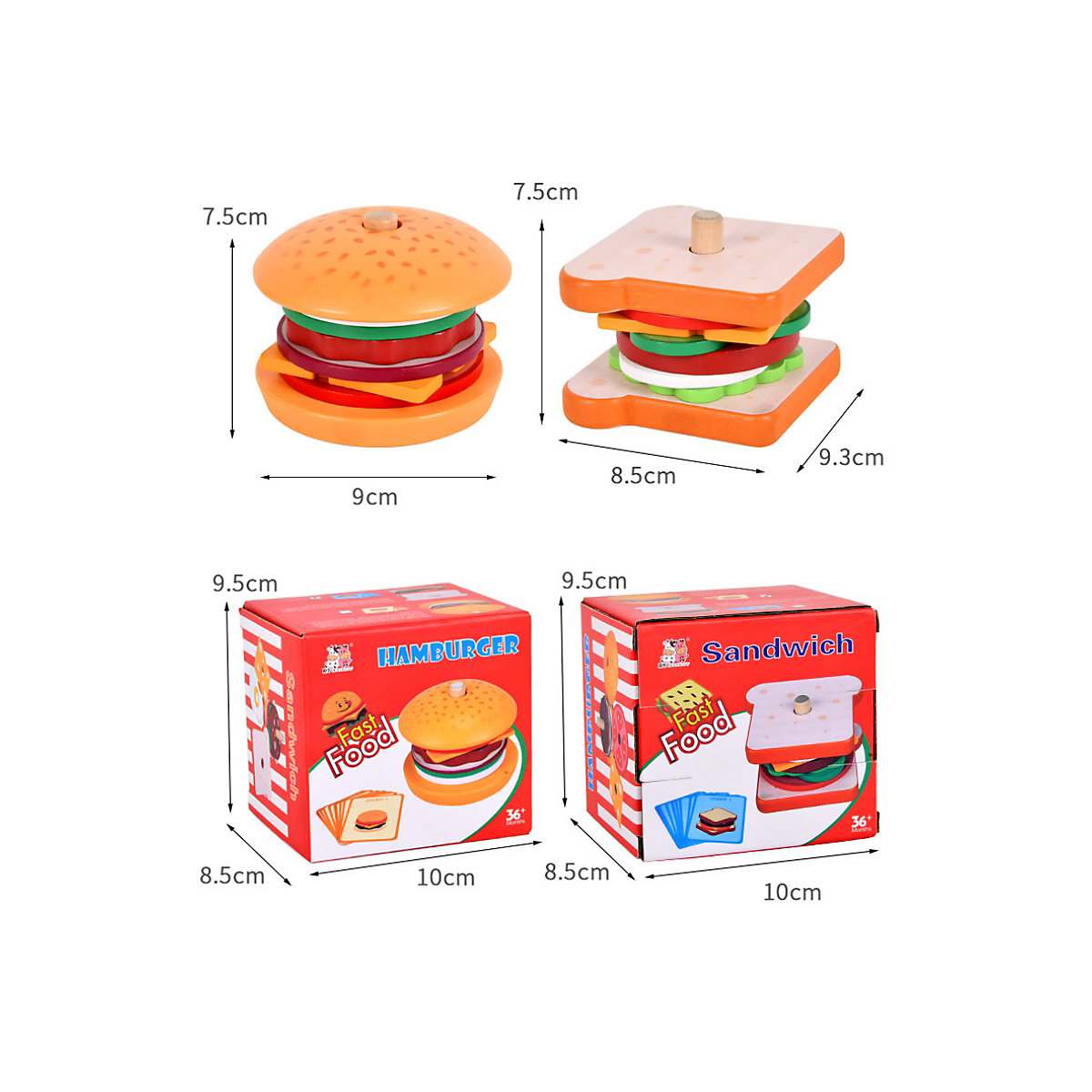 Kindersimulation Pommes frites Matching Game Pädagogische Lebensmittel Kinder Küche Spielzeug