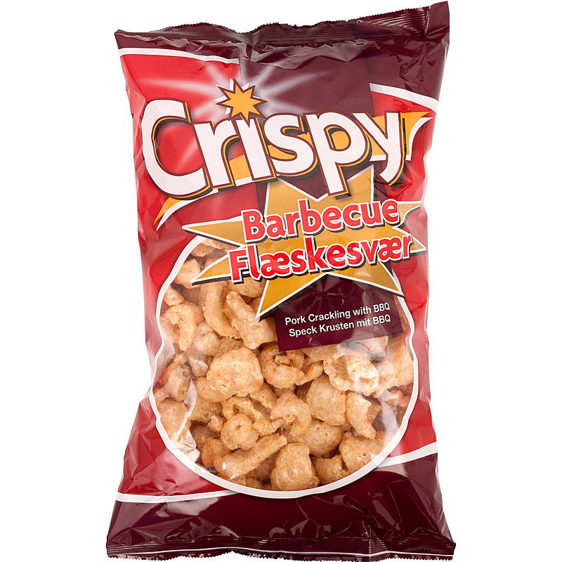 Fleskesvor Chrispy 150 g m/BBQ