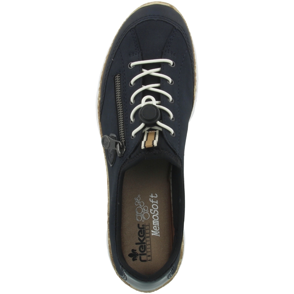 Rieker New York Sneaker Low blau
