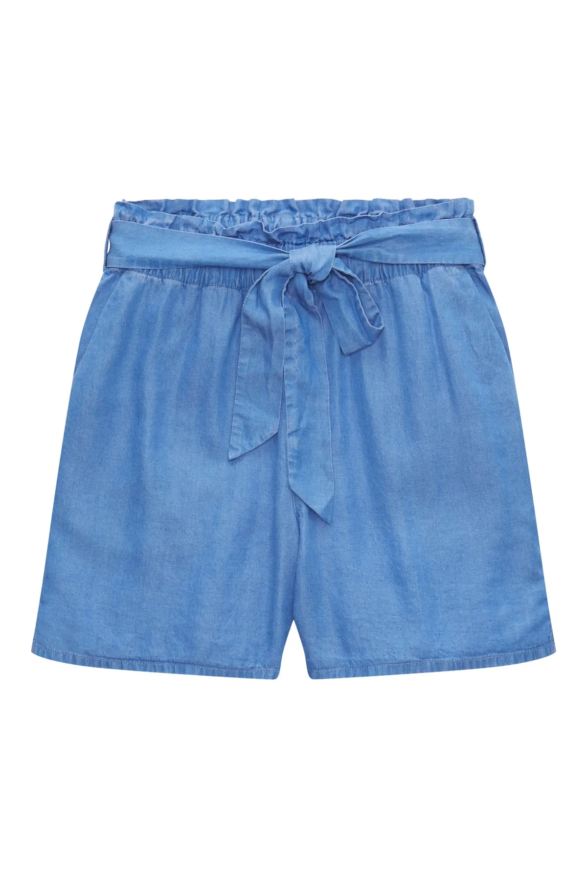 Tom Tailor Denim  Shorts - Blau - Hoher Bund