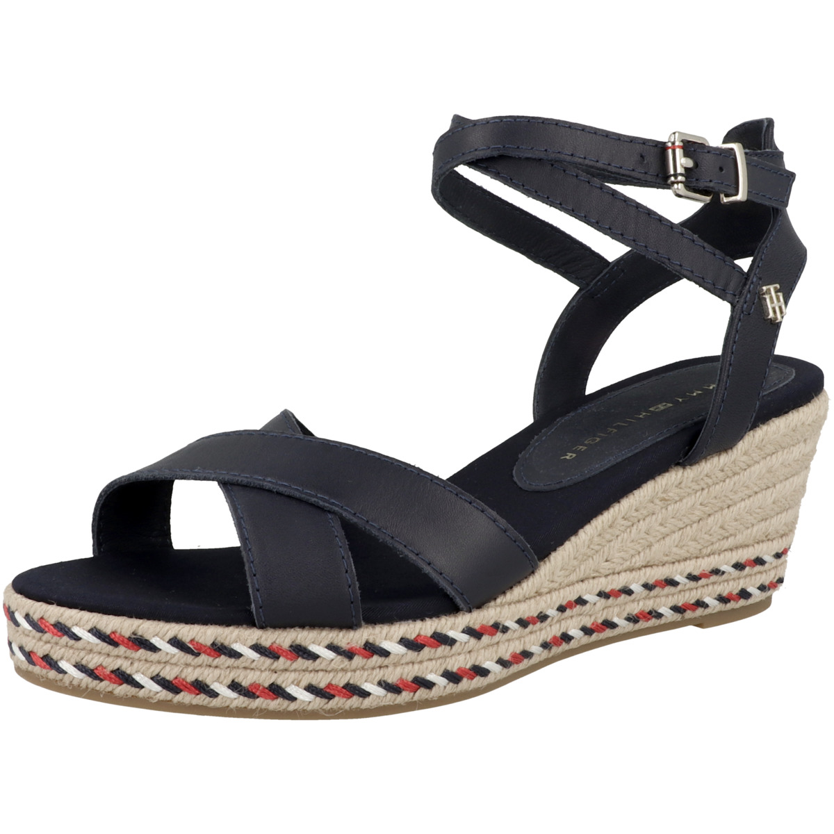 Tommy Hilfiger Feminine Low Wedge Sandal Keilsandale blau