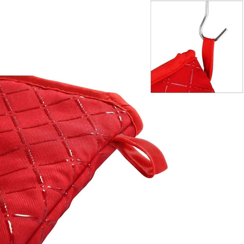 Tian Dee Topflappen Premium Anti-Rutsch Ofenhandschuhe Extrem Hitzebeständige