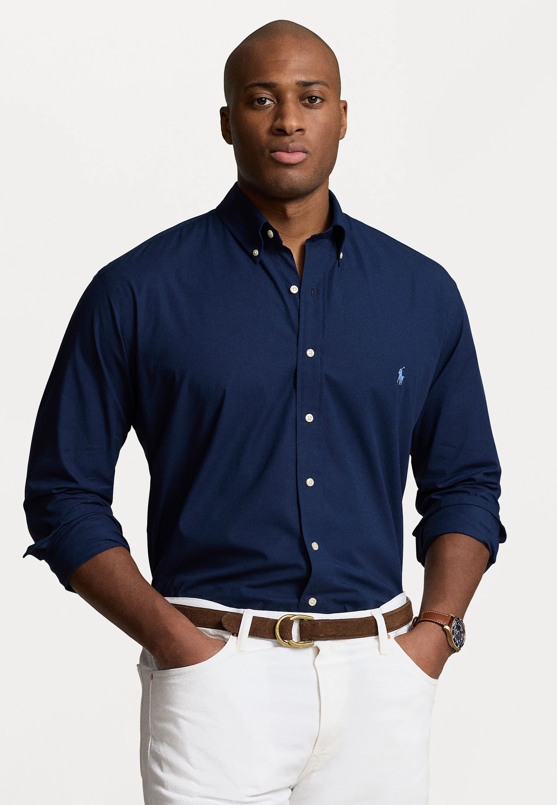 Camisa deportiva de manga larga Polo Ralph Lauren Big & Tall