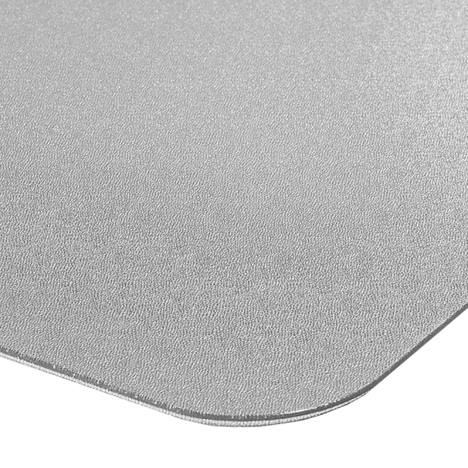 Karat Bodenschutzmatte für Hartböden Grau, Erhältlich in 3 Größen, aus Polypropylen, Materialstärke: ca. 1,8 mm