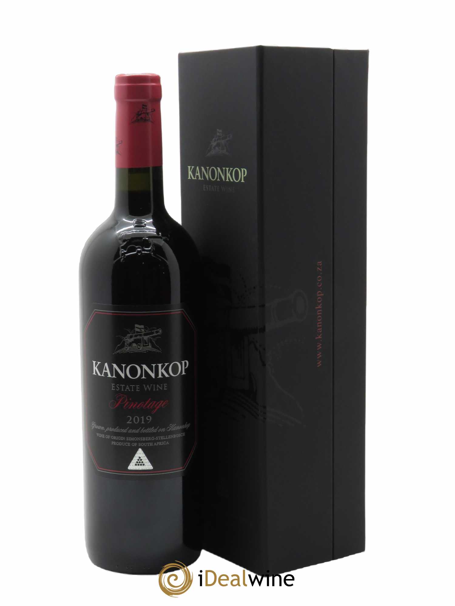 Stellenbosch Kanonkop Black Label Pinotage  2019 - Lot de 1 Bouteille