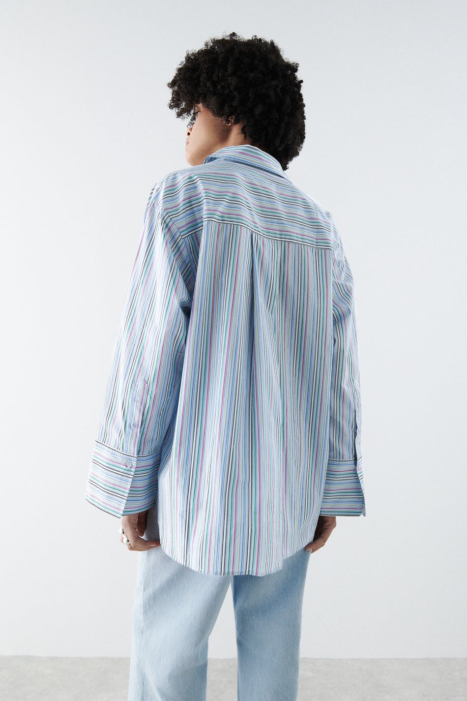 Gizem oversized poplin shirt