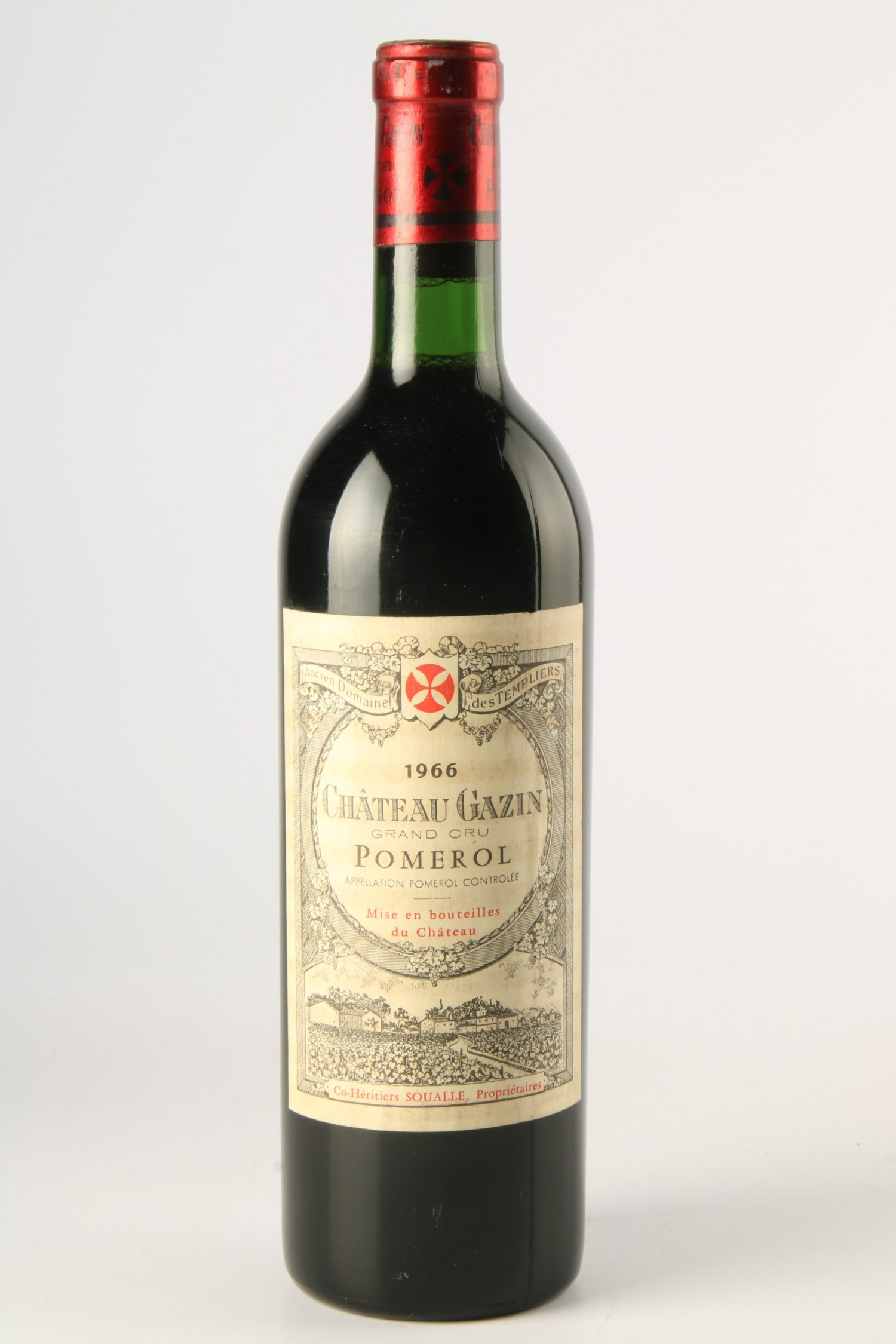 Vin 1966 CHÂTEAU GAZIN 1966, Pomerol. Vin ancien - SoDivin