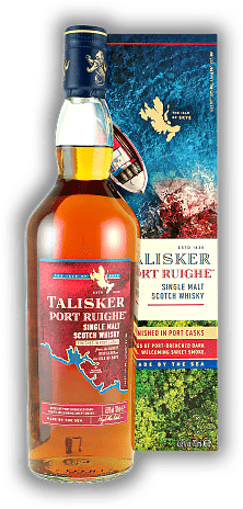 Talisker Port Ruighe Port Cask Finished Talisker Port Ruighe Port Cask Finished Fruchtig maritimer Isle of Sky Single Malt. 0,7	 Liter - Vol 45,8%