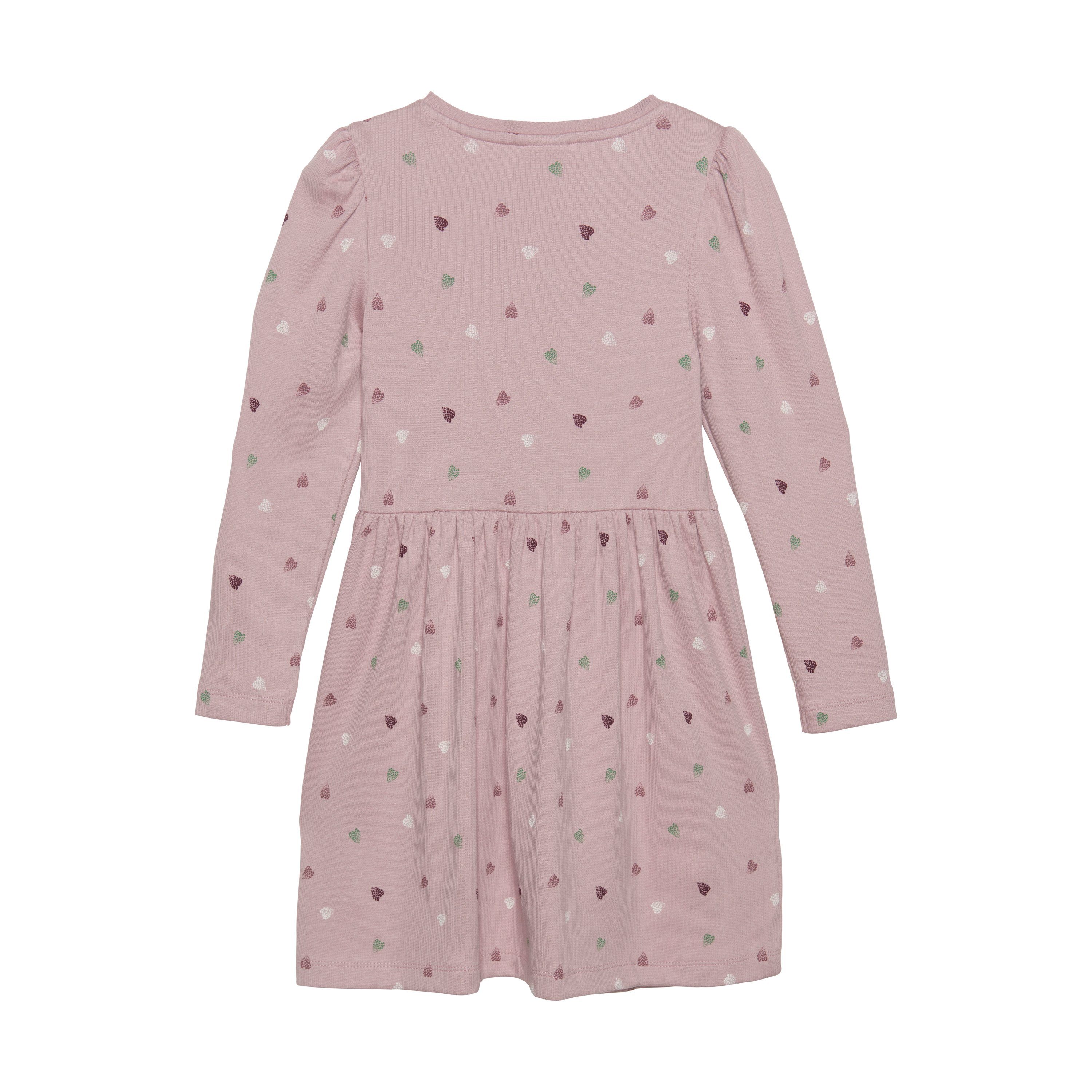 Minymo Jerseykleid MIDress LS AOP Rib - 123331