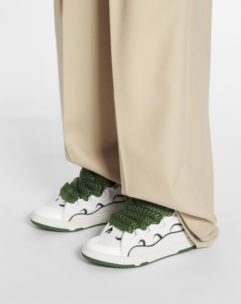 SNEAKERS CURB EN CUIR