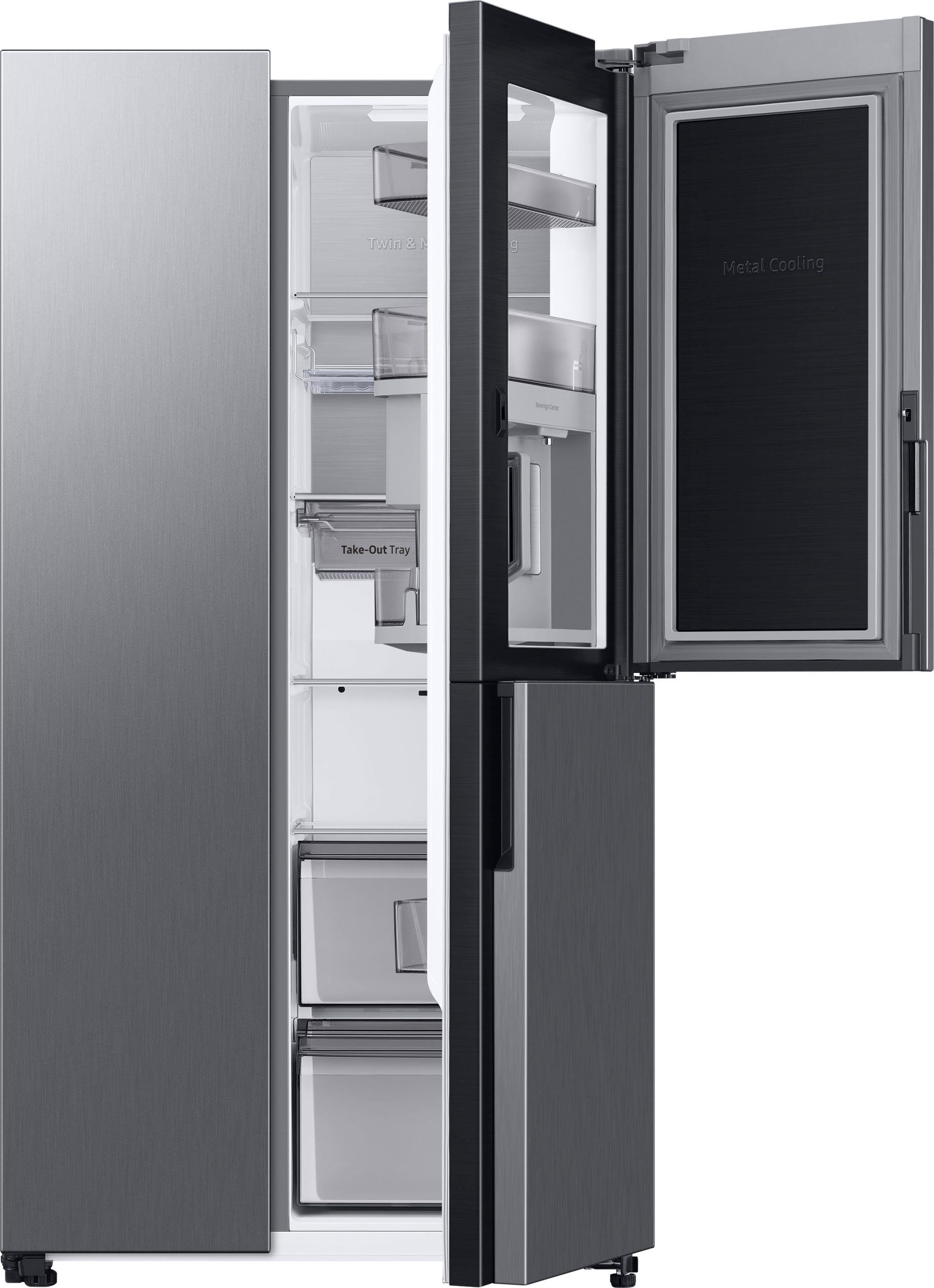 Samsung Side-by-Side RS8000 RH6ACG805DS9, 178 cm hoch, 91,2 cm breit