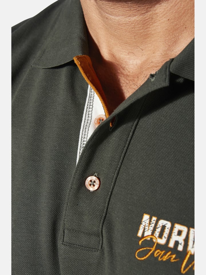 Jan Vanderstorm Poloshirt JAKOV in oliv günstig kaufen