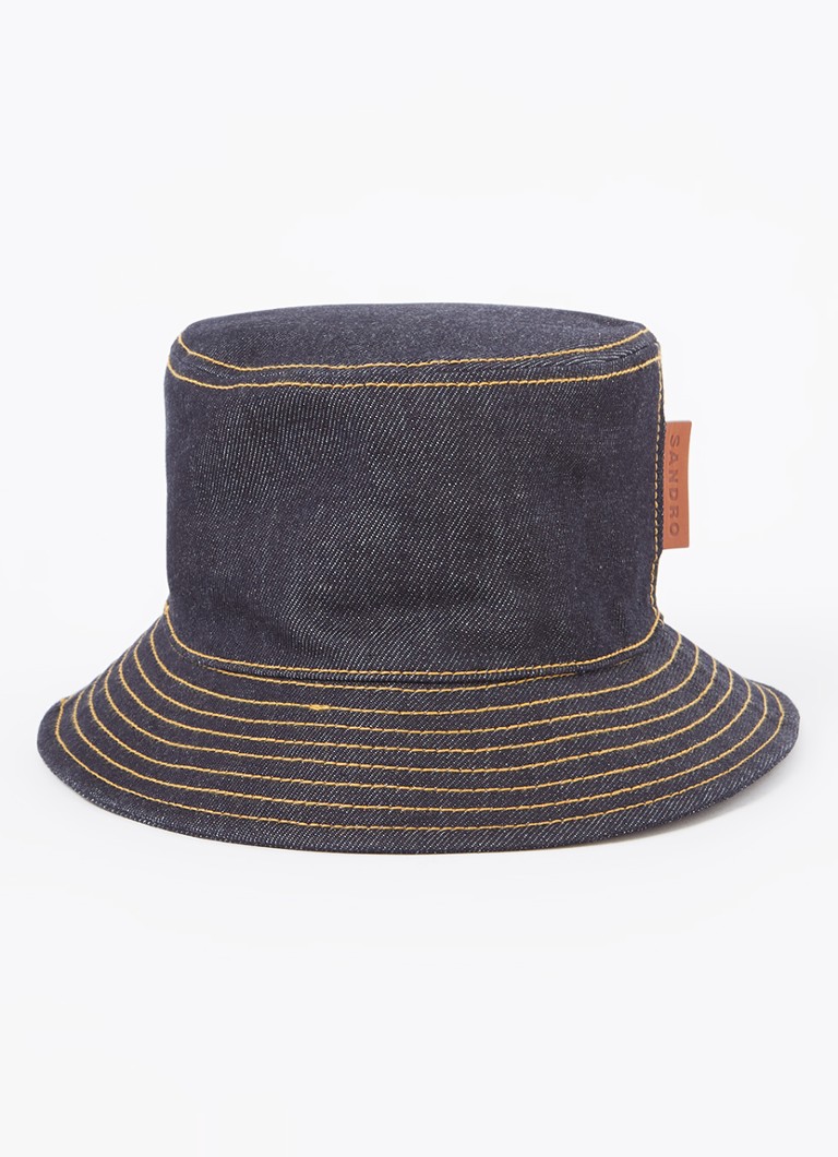Cappello a secchiello in denim Sandro