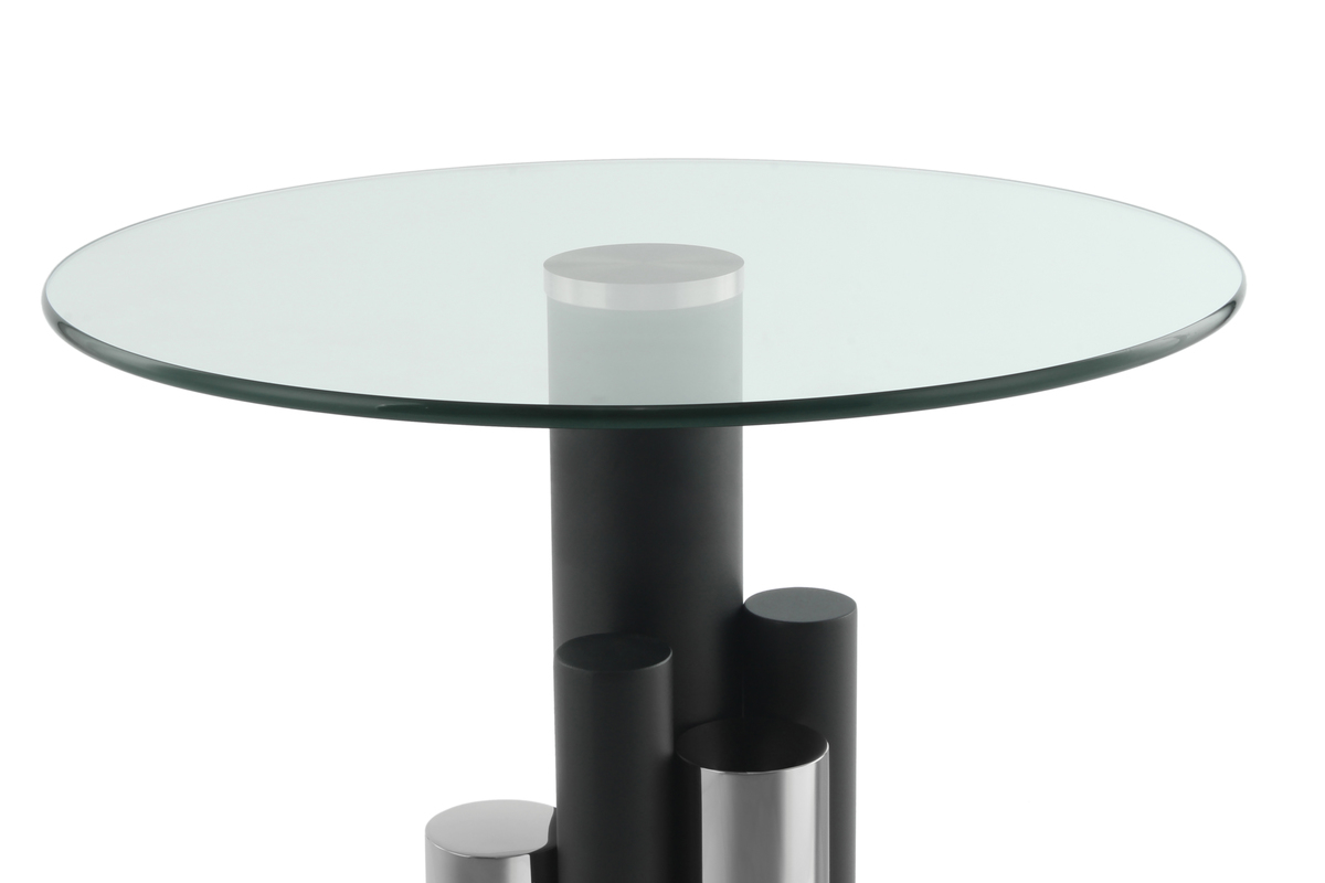Kayoom Beistelltisch Ontario 225 Silber / Klar
