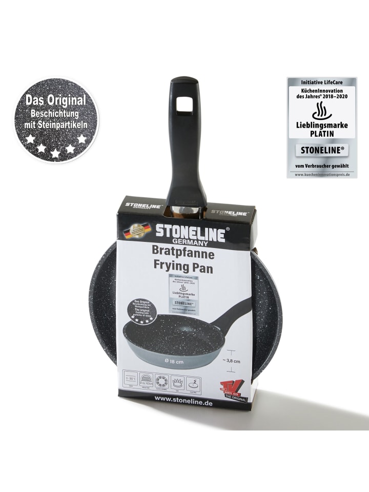 Stoneline Bratpfanne | ohne Deckel in Anthrazit | 18cm günstig kaufen Ø 18 cm