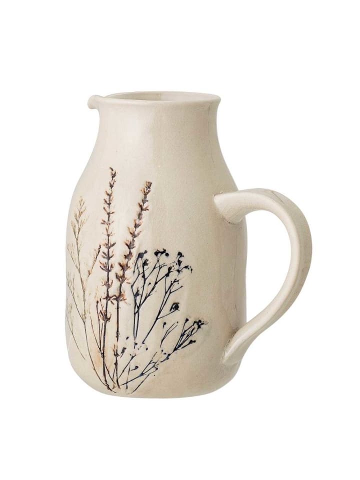 Bloomingville Krug BEA Natur mit Blumen 1,5 Liter günstig kaufen onesize