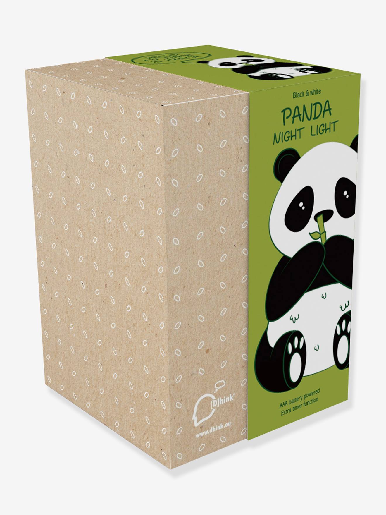 Kinderzimmer Panda-Nachtlicht DHINK - weiß bedruckt