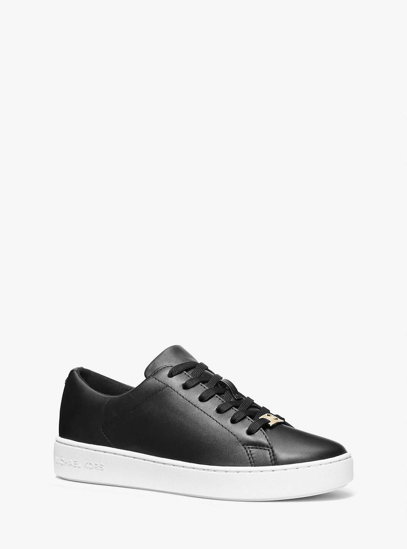 Keaton Leather Sneaker - BLACK