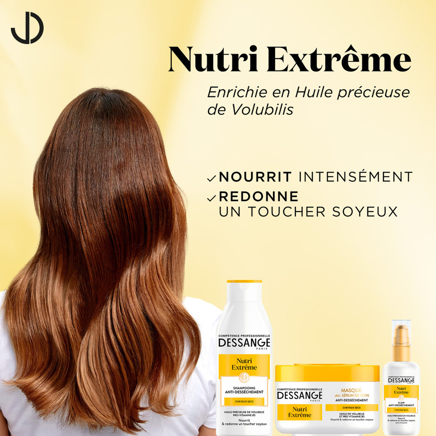Dessange Nutri-Extrême Shampooing Anti-déssèchement Huile de Volubilis