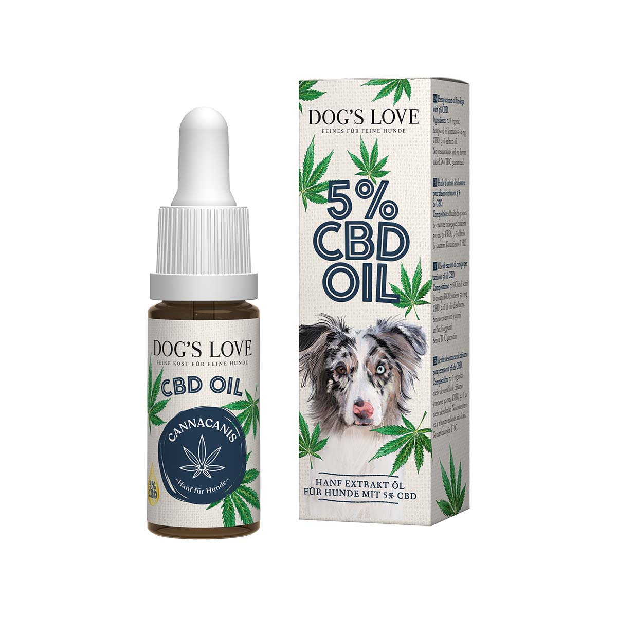 DOG'S LOVE Canna CBD Öl 5% 10ml günstig kaufen bei ZooRoyal