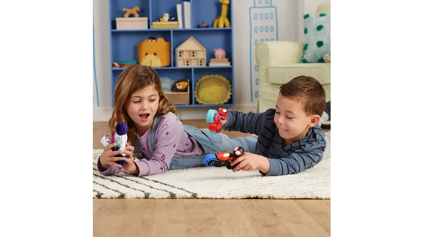 Hasbro - Marvel Spidey and His Amazing Friends Figuren mit Motorrädern, 1 Stück, sortiert