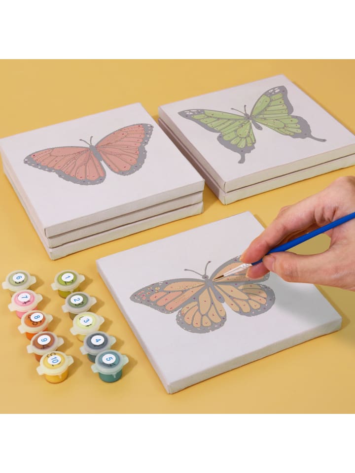 ARTNANAS Mini Malen nach Zahlen 4er/6er Set-