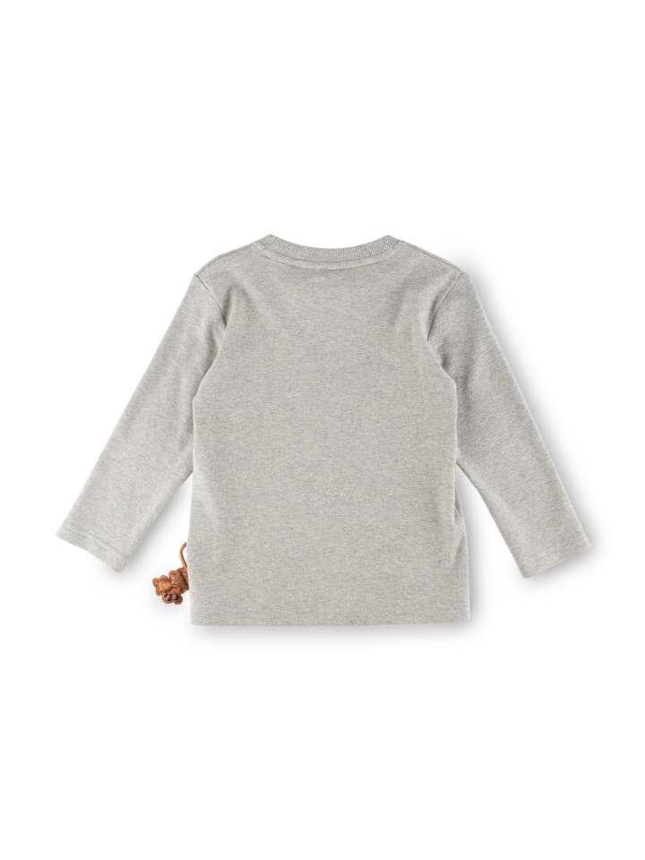 Sigikid Langarmshirt forest adventure in hellgrau günstig kaufen