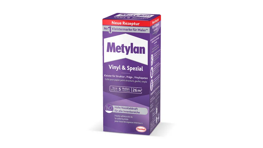 Metylan Tapetenkleister Vinyl & Spezial Pulver 180g 180 g