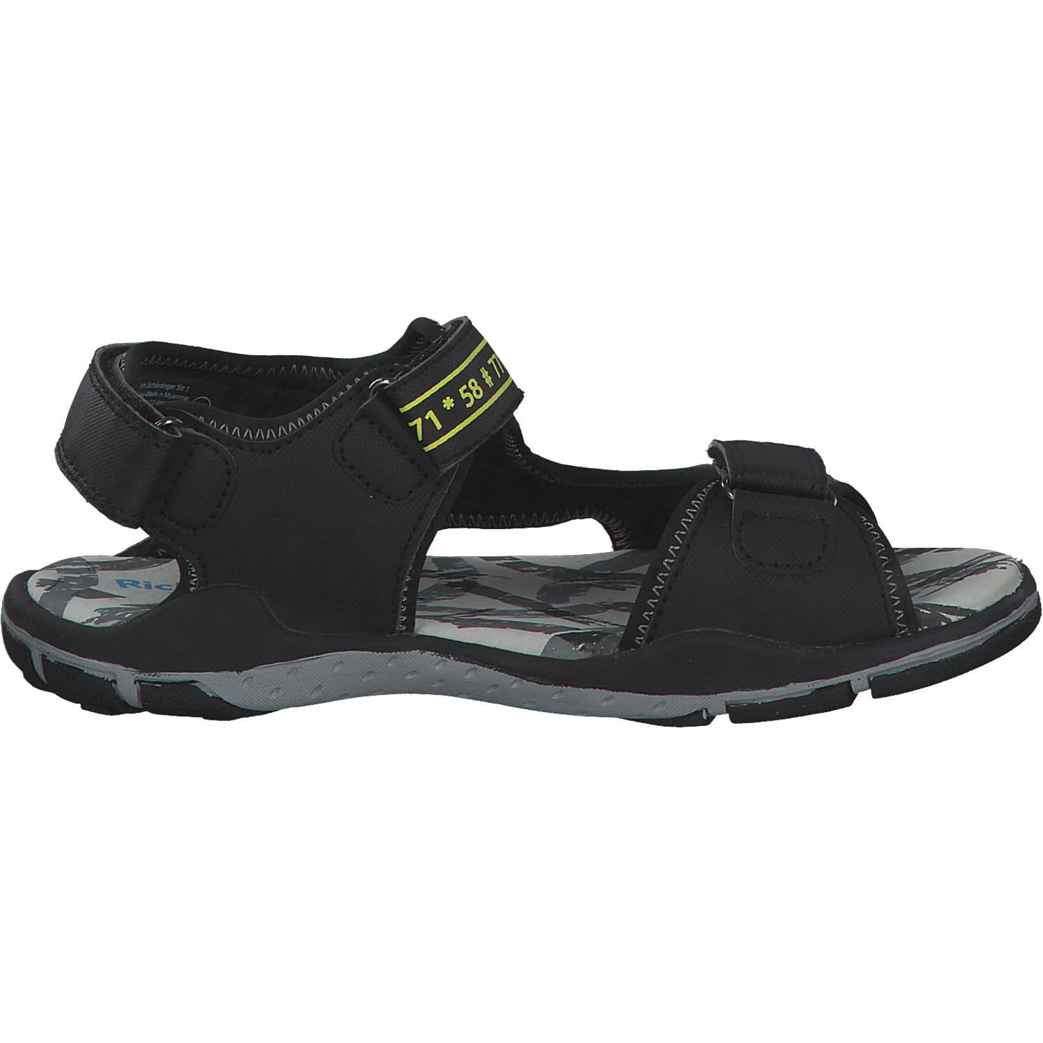 Richter 8005, Sandalen (Kinder), Kinder, Black/Neon