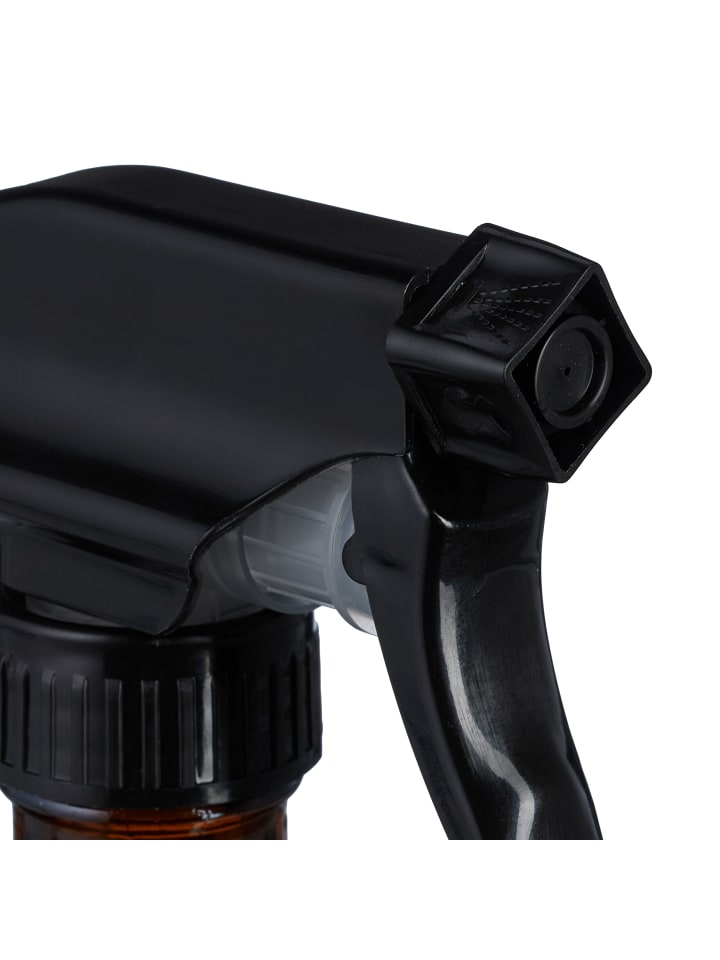 relaxdays 4 x Sprühflasche in Braun/ Schwarz - 250 ml günstig kaufen onesize