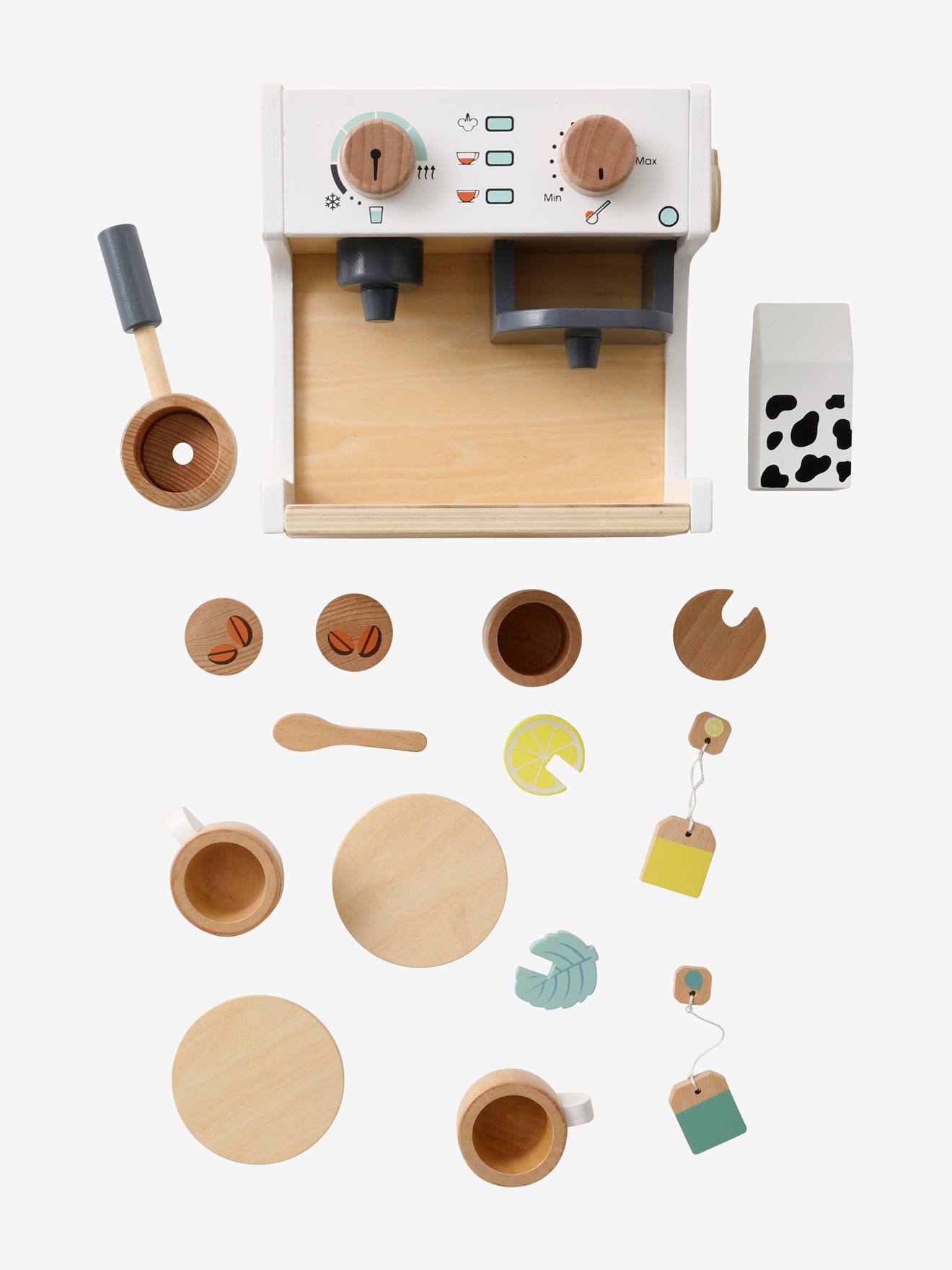 Machine à café et à thé en bois FSC® multicolore