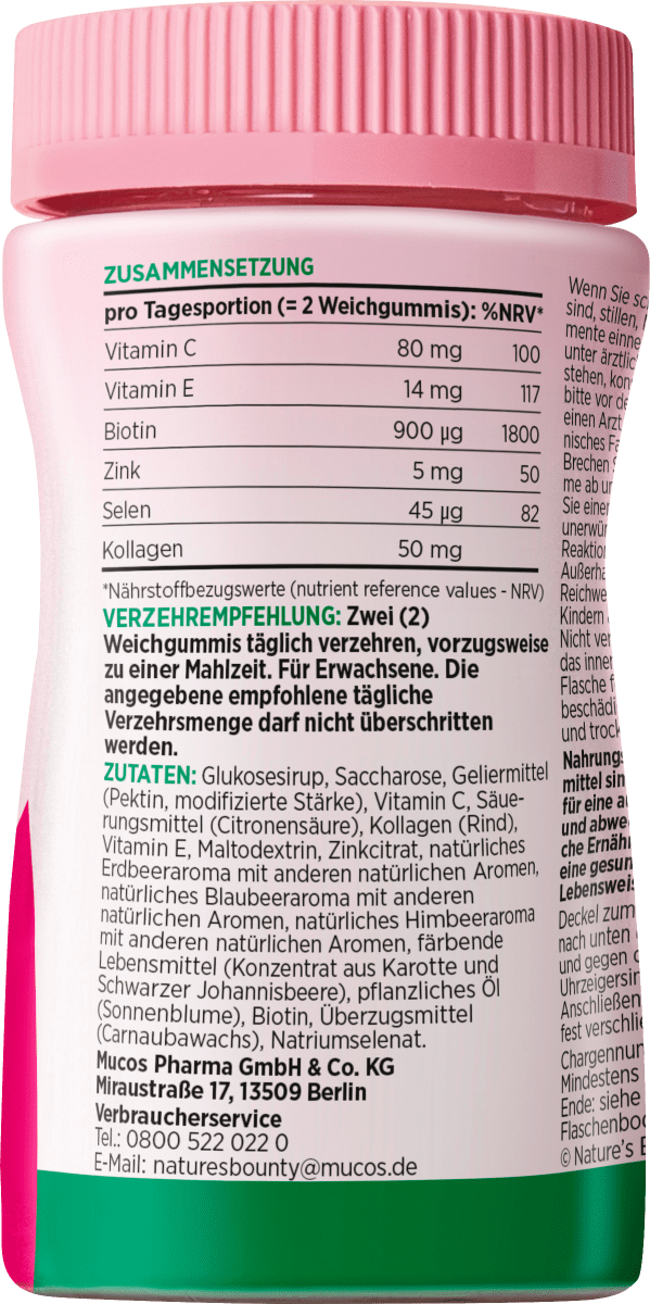 Haare, Haut & Nägel Weichgummis 60 St, 150 g