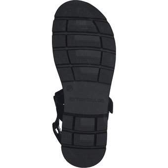 Tom Tailor Sandale in schwarz