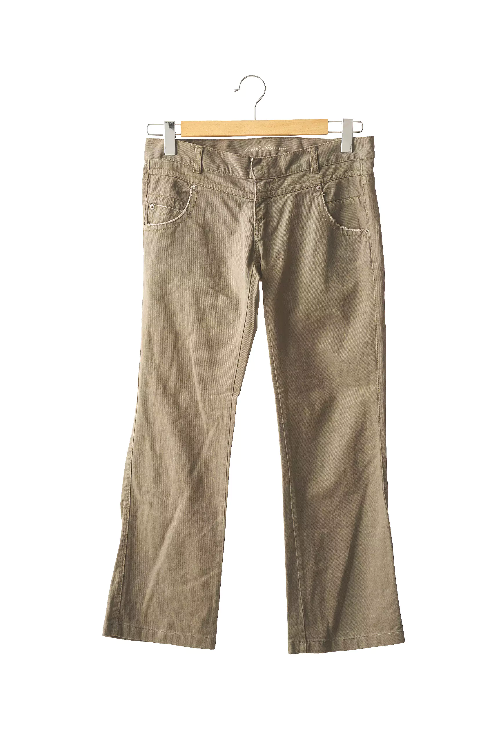 Zadig Voltaire Pantalons Droits Femme couleur vert