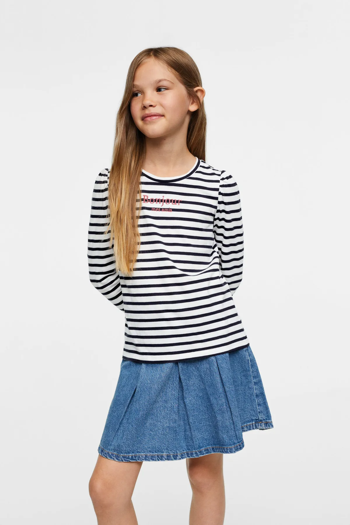 MANGO Kids  37003263 T-Shirts gebrochenes Weiß