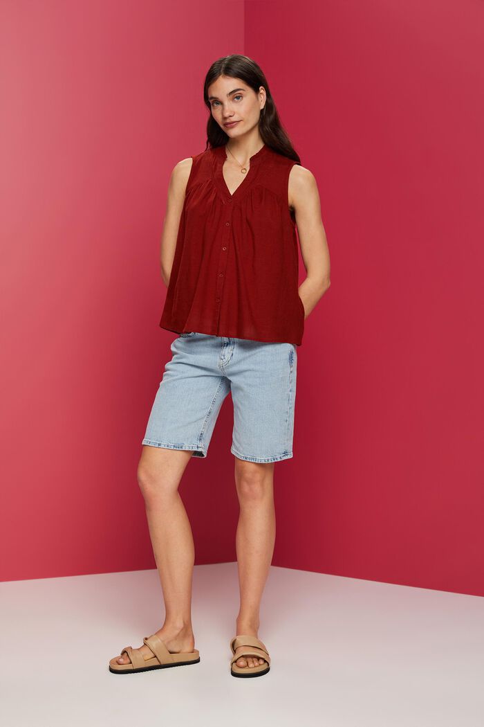 Ärmellose Bluse