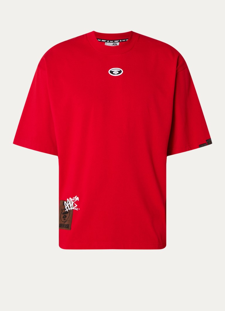 Aape T-shirt with logo and back print