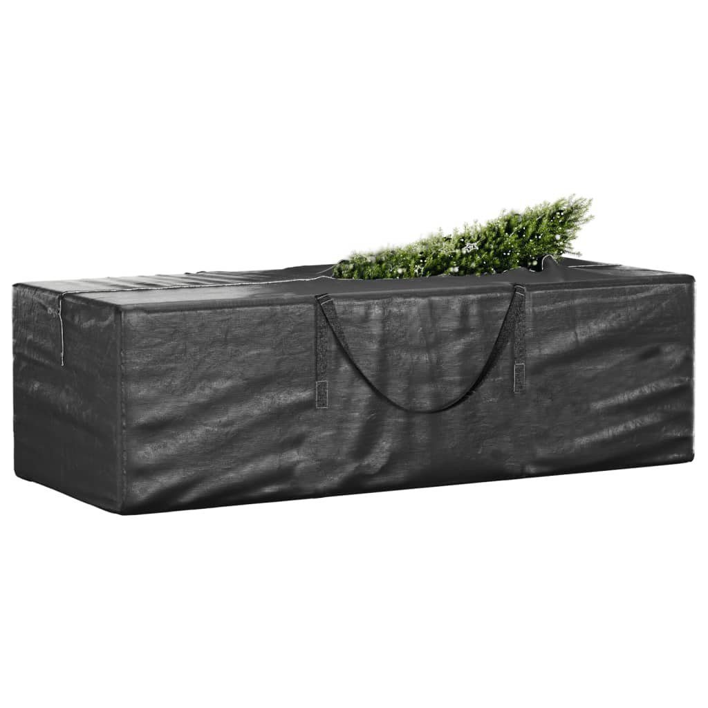 vidaXL Gartenmöbel-Schutzhülle Weihnachtsbaumtasche Schwarz 135x40x55 cm Polyethylen (1-St)