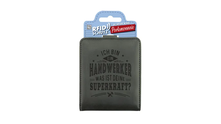 H&H Echte Kerle Portemonnaie Handwerker