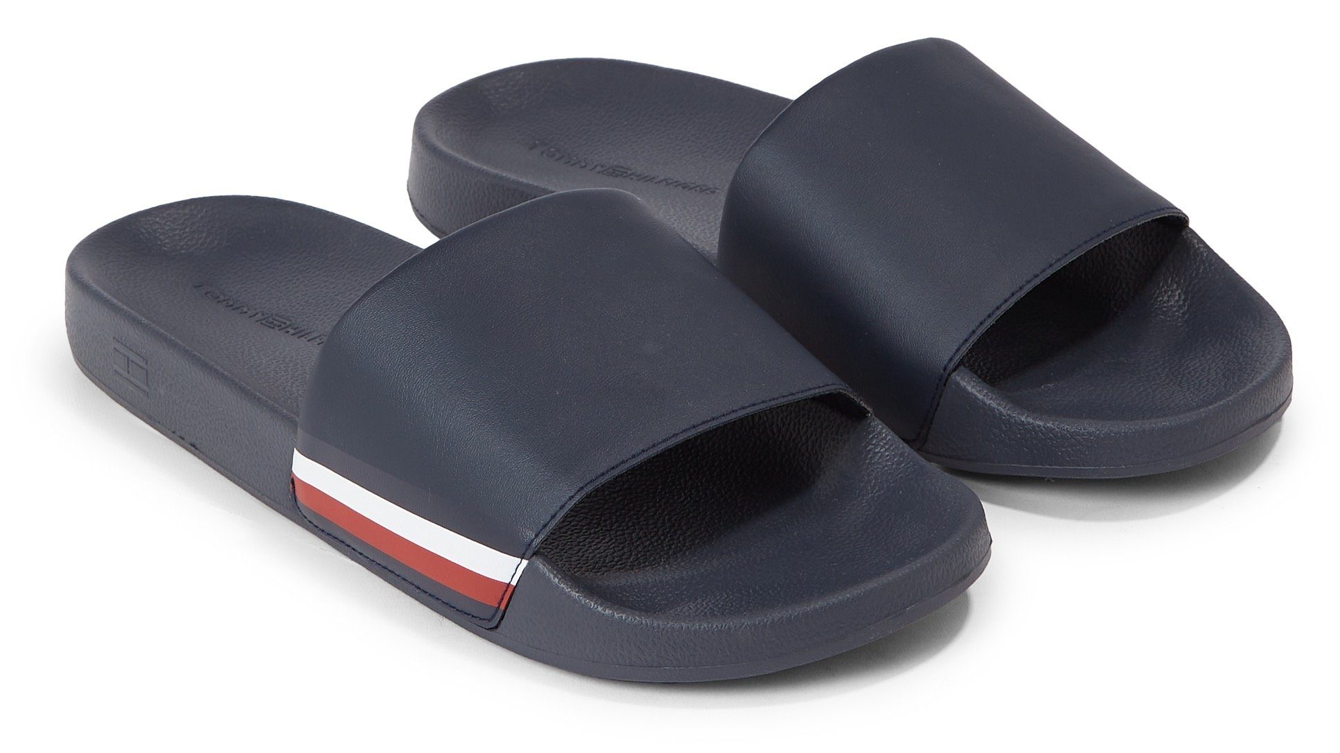 Tommy Hilfiger CORPORATE HILFIGER POOL SLIDE Pantolette mit Logoprägung