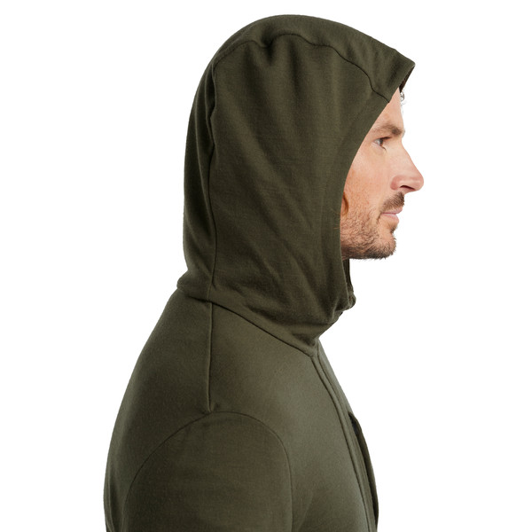M QUANTUM III LS ZIP HOOD Herren - Wolljacke
