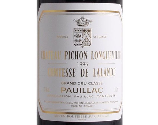 Château Pichon-Longueville Comtesse de Lalande 1996 Bordeaux Pauillac
