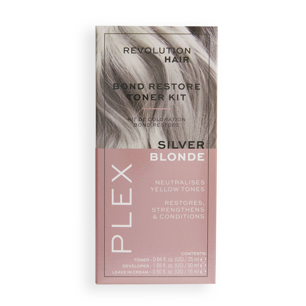 revolution hair Revolution Haircare Plex Bond Restore Toner Kit - Silver Toner